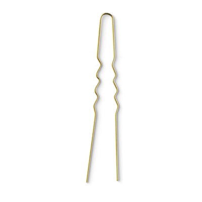 Curly pin, gold, 50
