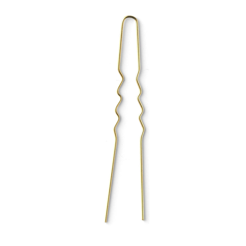 Curly pin, gold, 50