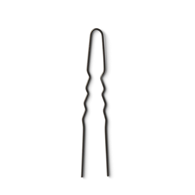 Curly pin, black, 44
