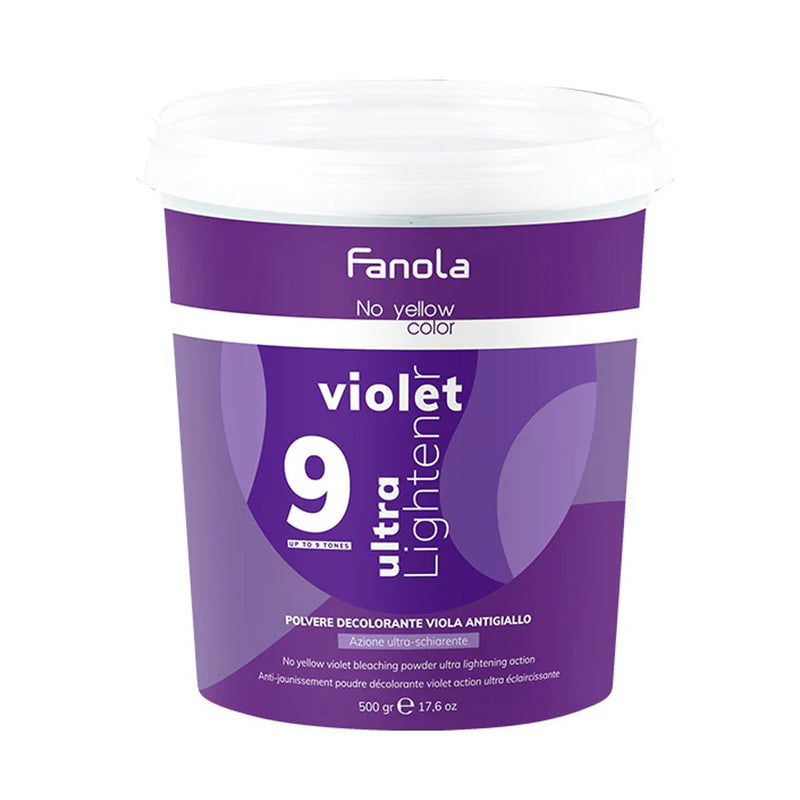 Fanola No Yellow Color Violet 9 Tones Bleach Powder Ultra Lighten