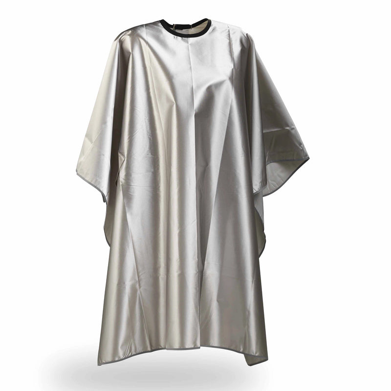 Wako Satin cape, silver