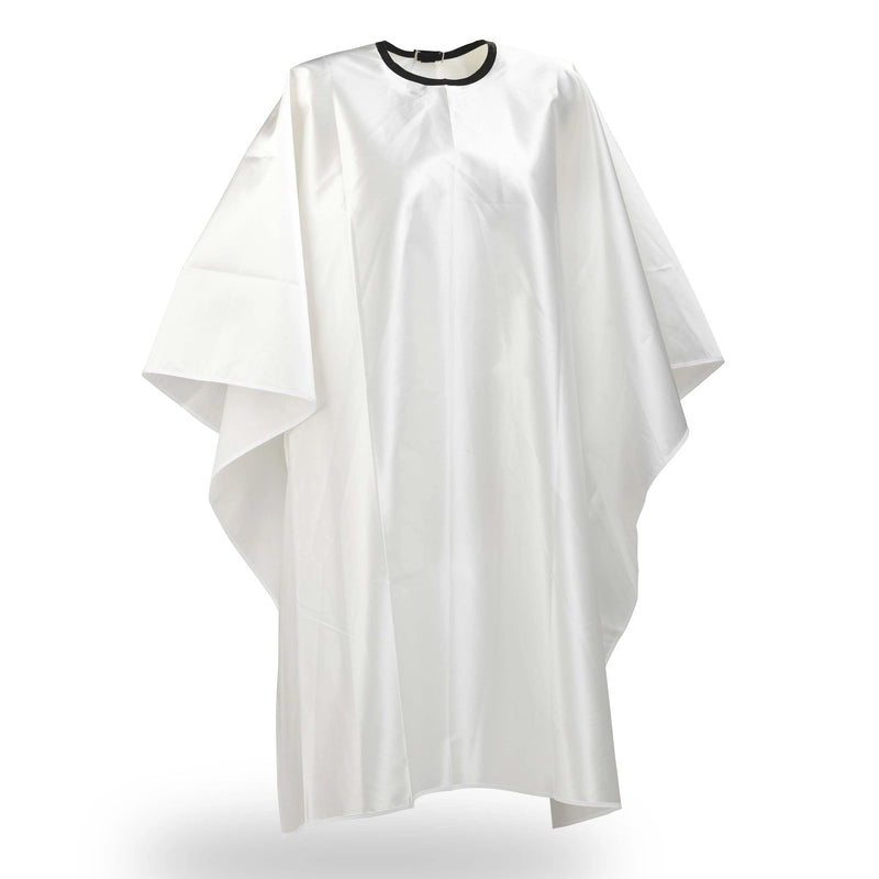 Wako Satin cape, white