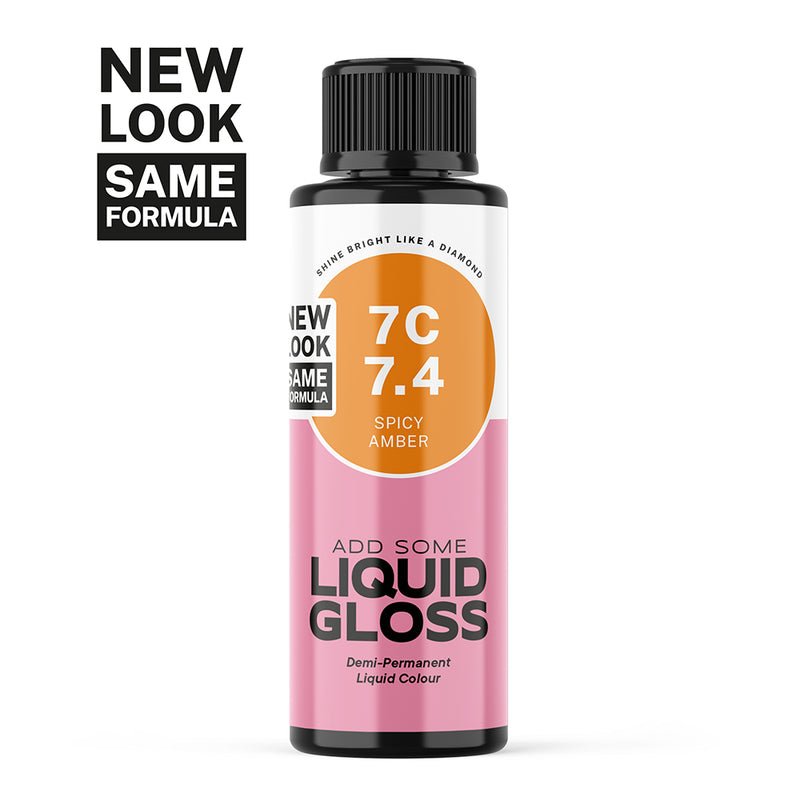 AS Liquid Gloss 7C / 7.4 Spicy Amber 3-p