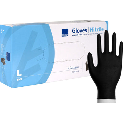 Nitrilhandske ABENA BLACK 100 PAC LARGE