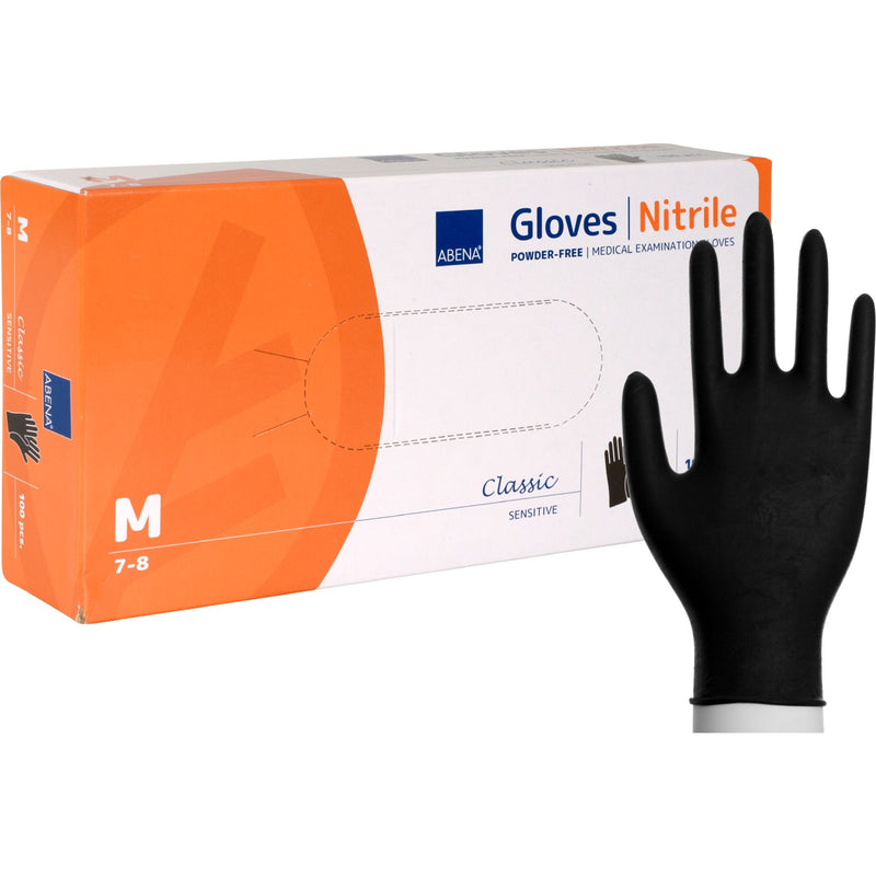 Nitrilhandske ABENA BLACK 100 PAC MEDIUM