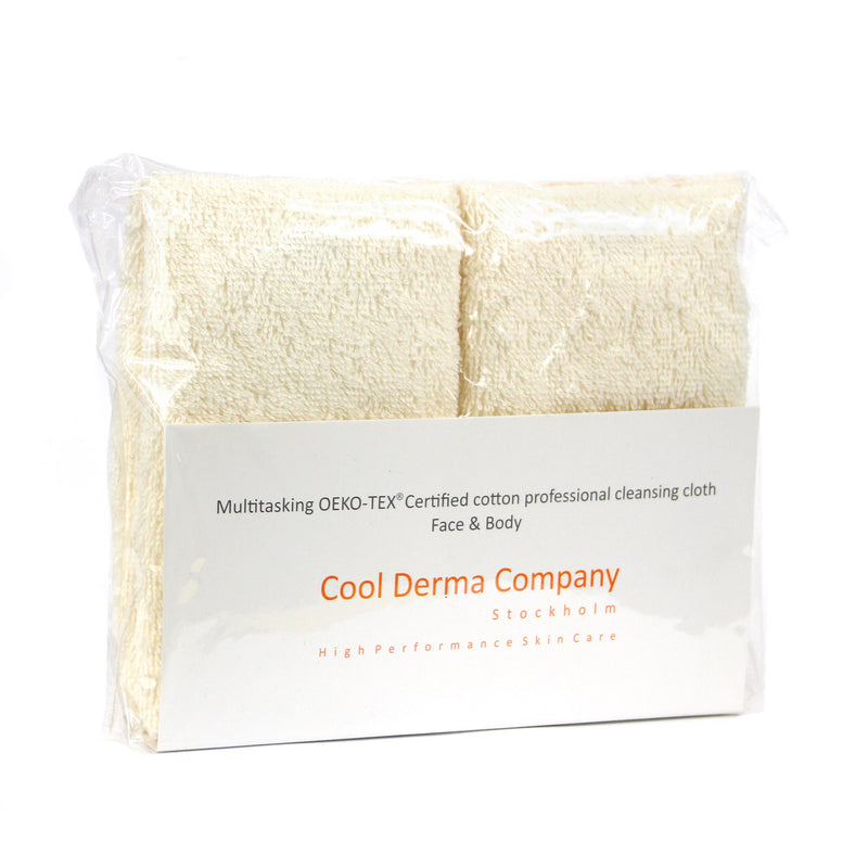 Cool Derma Organic cotton wash cloth