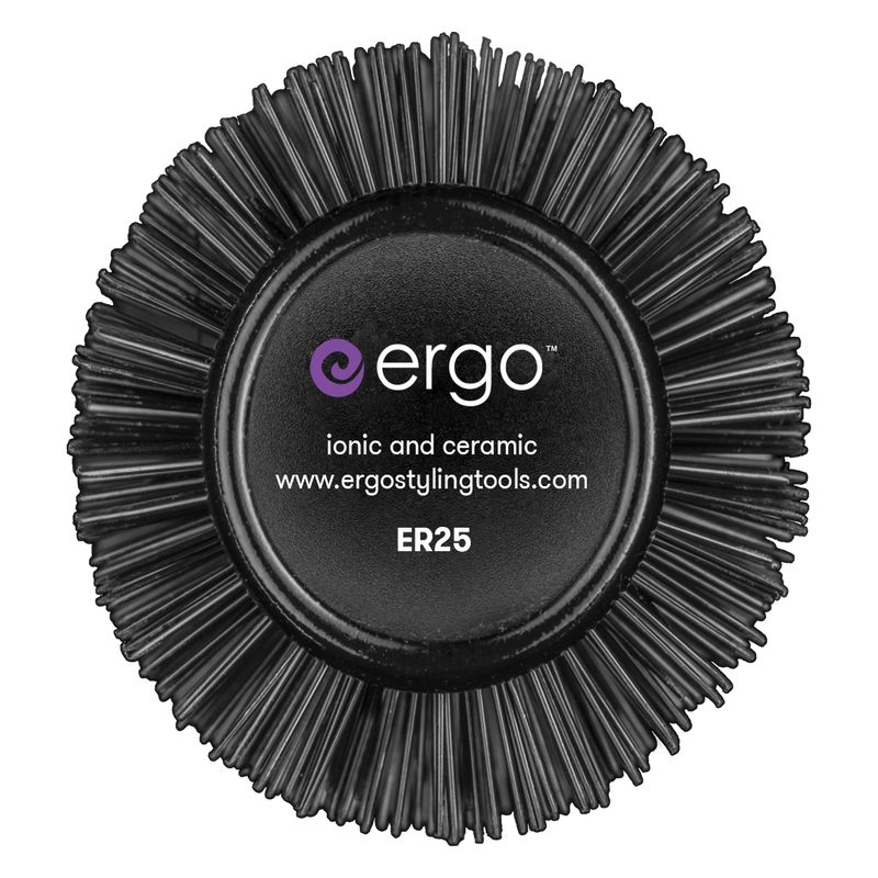 Ergo Er25 Ionic Ceramic Round Hair Brush