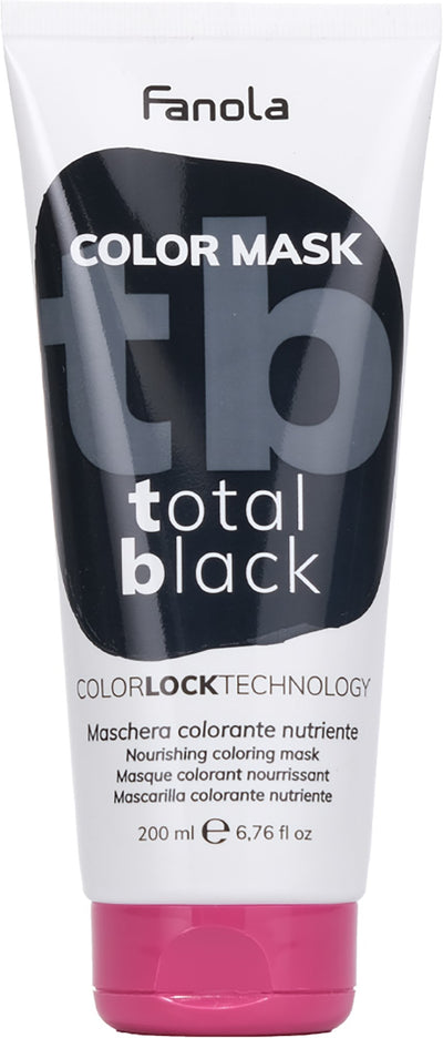 Fanola Color Mask Nourishing Colouring Mask Total Black 200 