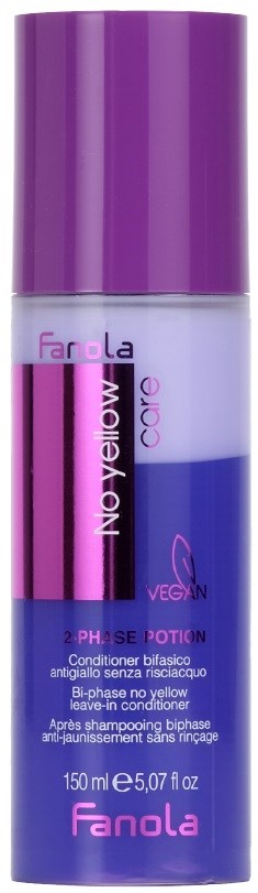 Fanola No Yellow Care 2-Phase Potion Bi-Phase Leave-In Condi