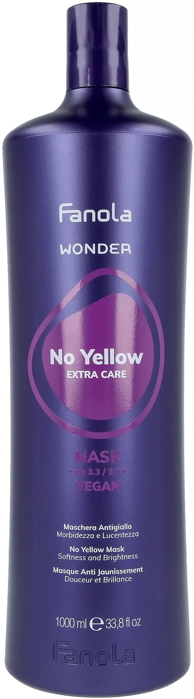 Fanola Wonder No Yellow Mask Softness And Shine 1000 ml