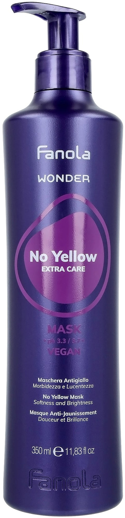 Fanola Wonder No Yellow Mask Softness And Shine 350 ml