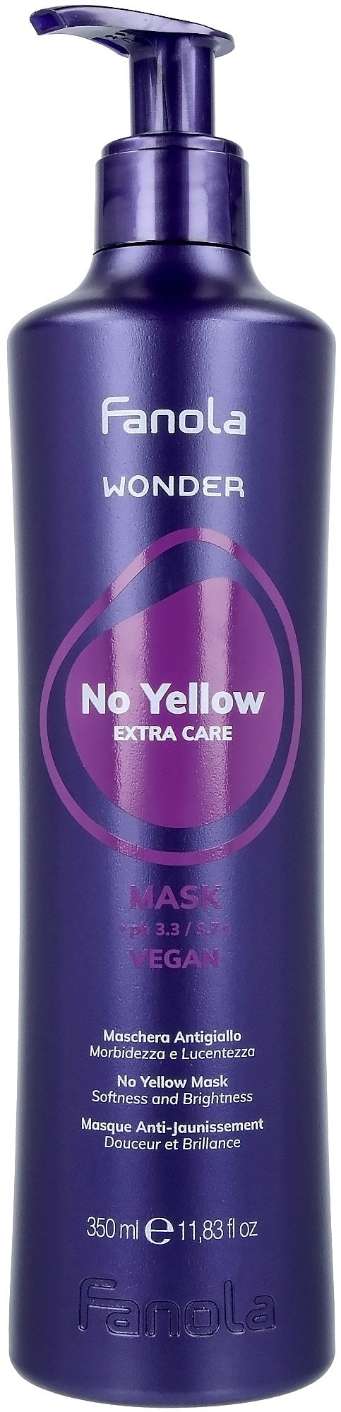 Fanola Wonder No Yellow Mask Softness And Shine 350 ml
