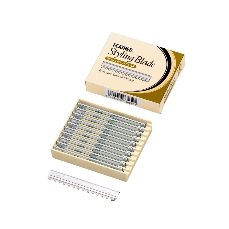 Feather blade Regular Type Ex,  one box incl 5x10-pack