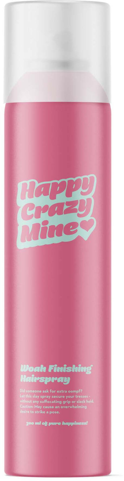 Happy Crazy Mine Woah Finishing Hairspray Strong Hold 300 ml