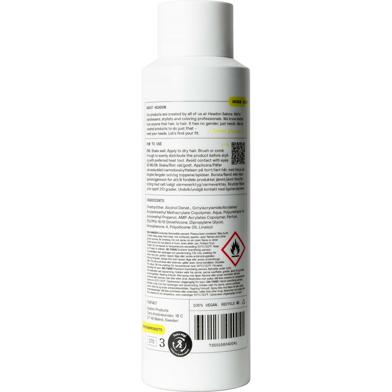 Headon - Dry Shaping Heat Protection 200 ml