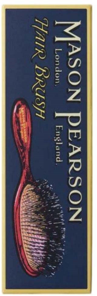 Mason Pearson Bristle & Nylon Pocket Dark Ruby