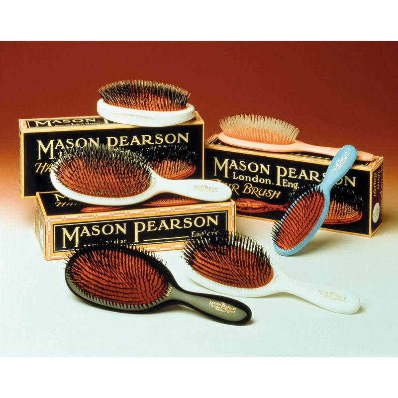 Mason Pearson Bristle & Nylon Pocket Dark Ruby