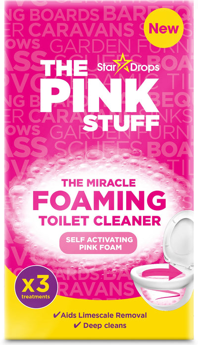 The Pink Stuff Miracle Foaming Toilet Cleaner 3x100g