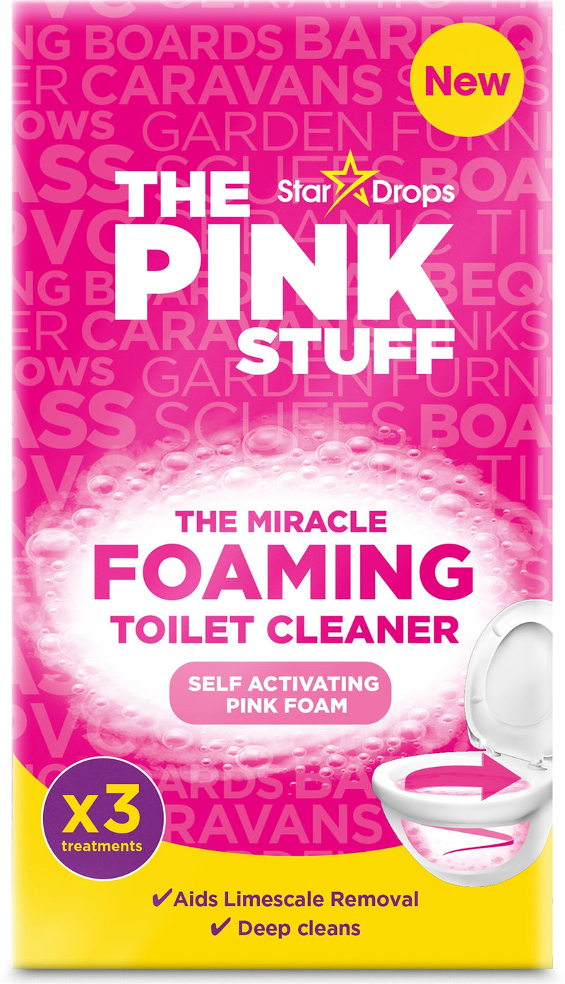 The Pink Stuff Miracle Foaming Toilet Cleaner 3x100g