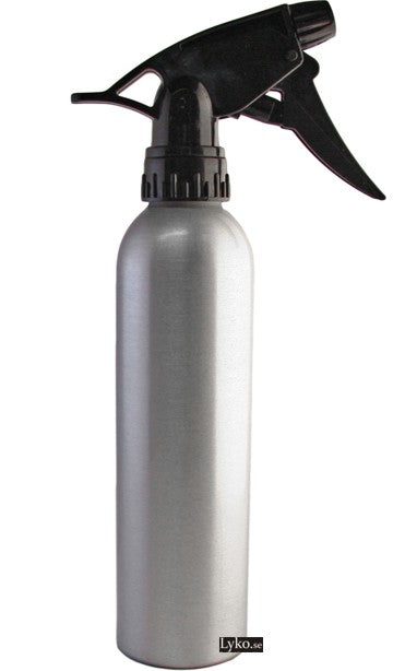 Spray bottle, metallic