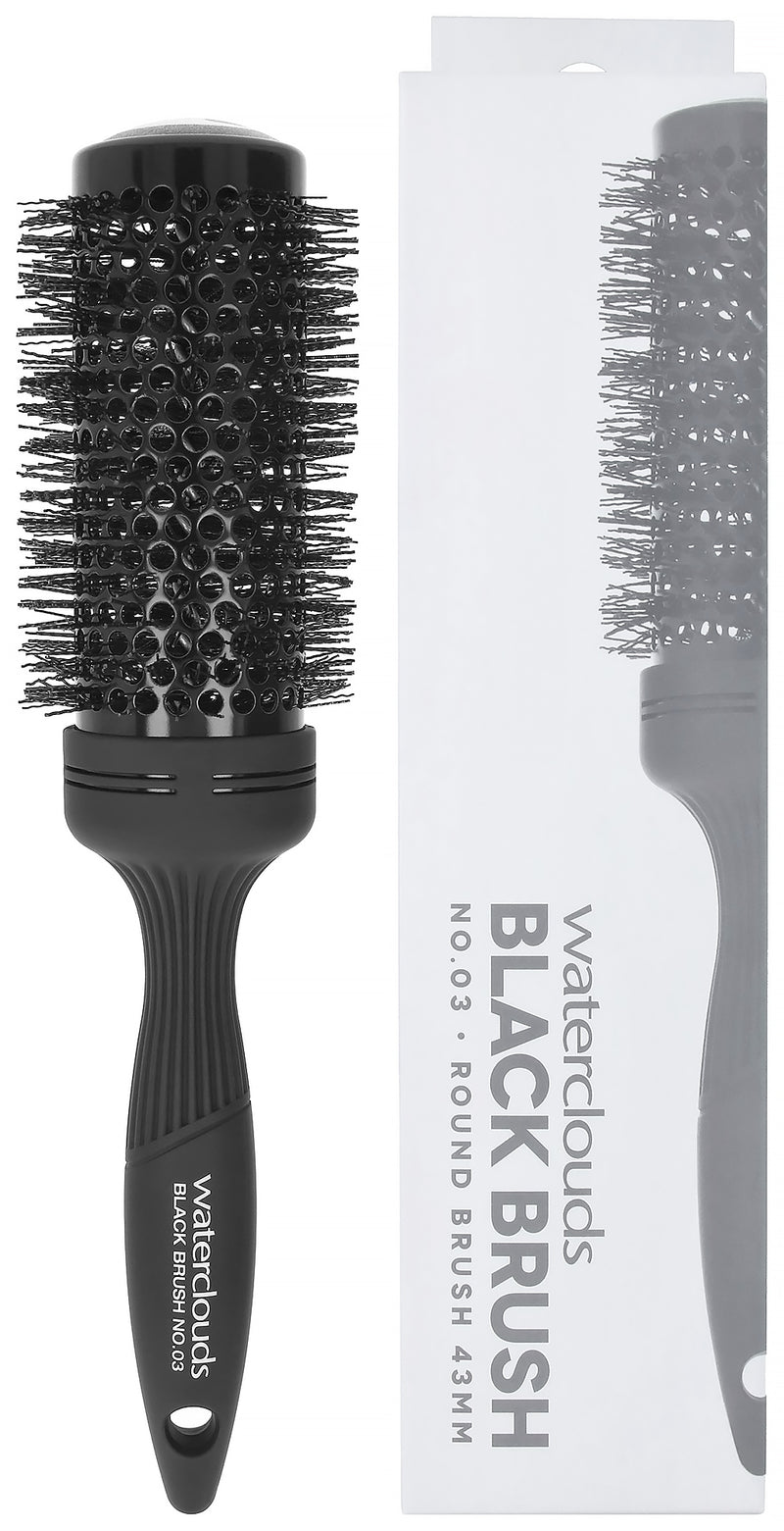 Waterclouds Black Brush 03 Round 43mm