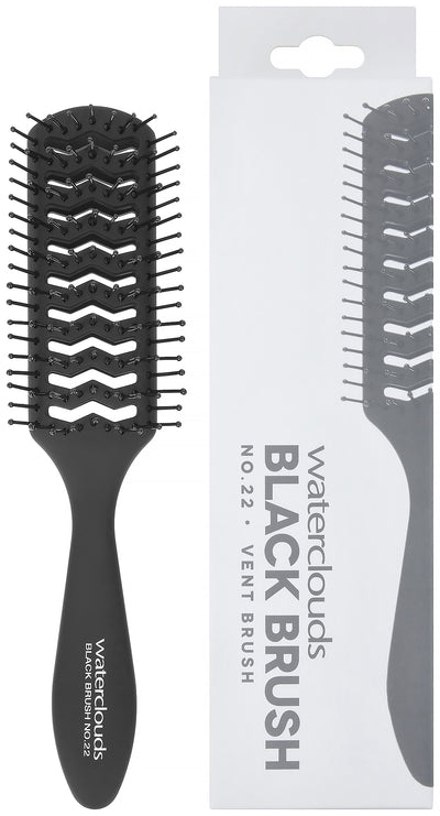 Waterclouds Black Brush 22 Vent Borste