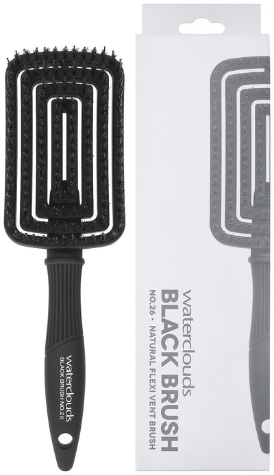 Waterclouds Black Brush 26 Natural Flex Large