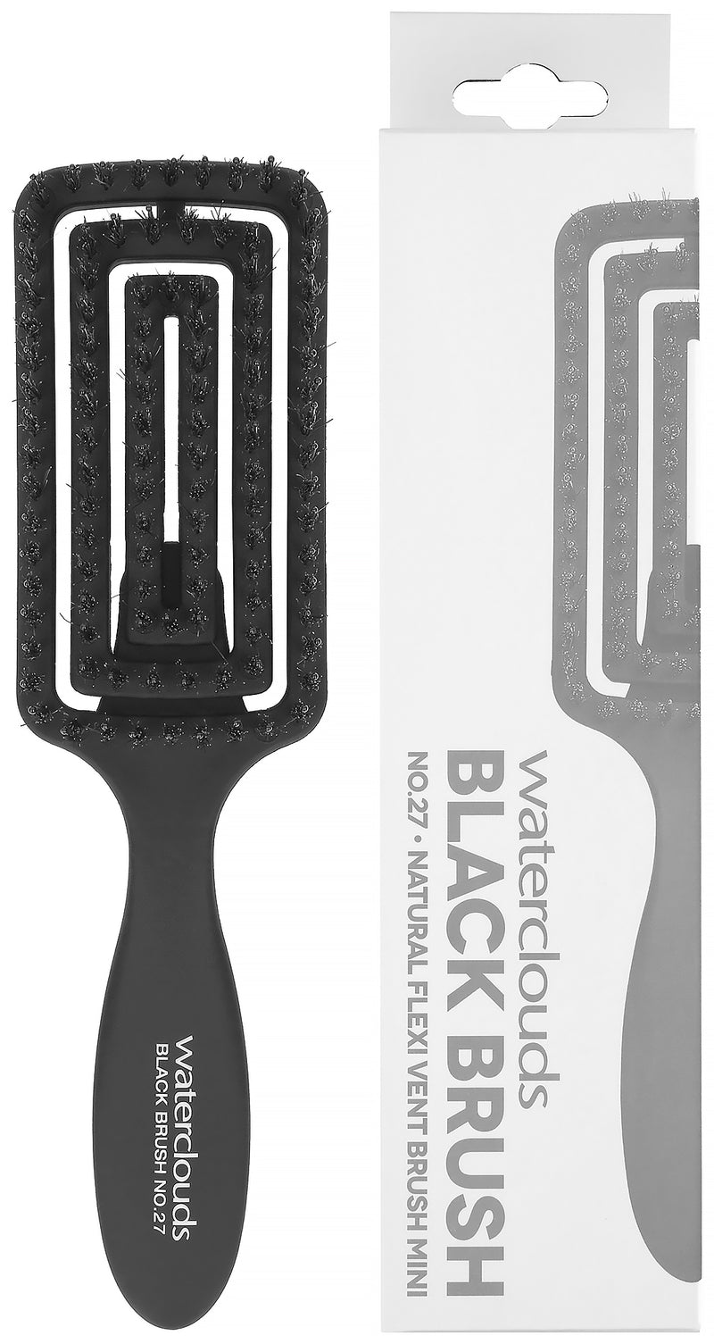 Waterclouds Black Brush 27 Natural Flex Mini