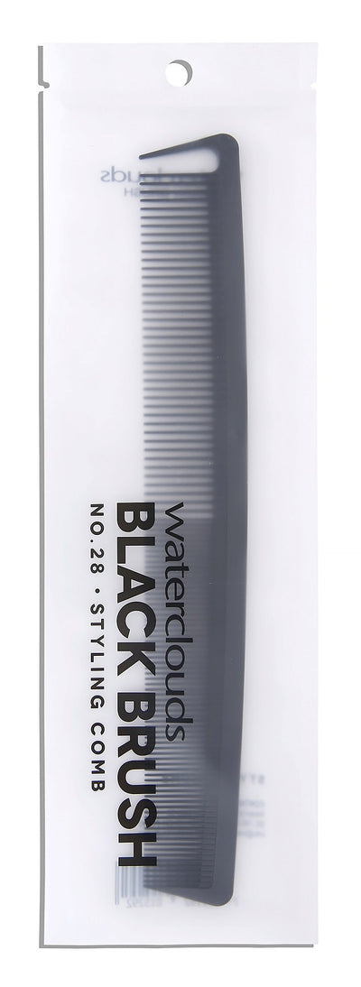 Waterclouds Black Brush No. 28 Styling Comb
